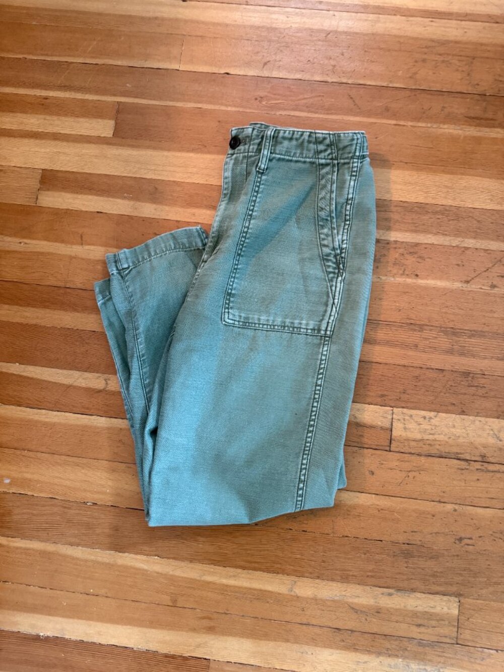 Madewell Army Green Olive Utility Pant size 26